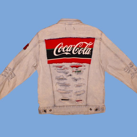 Other - 1 of 1 Coca - Cola Jean Jacket Handmadw